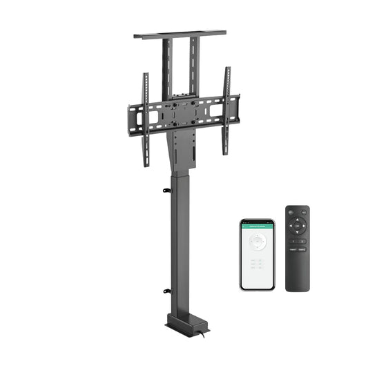 ynVISION motorized TV lift, 37–77”, vertical lift, WiFi & remote control.