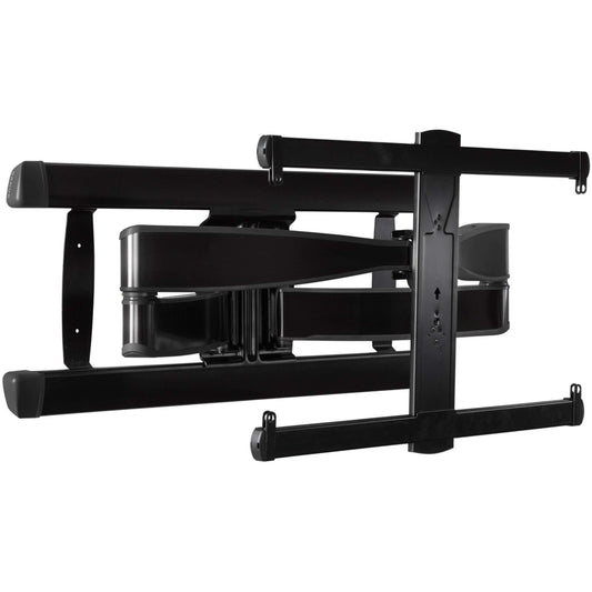 SANUS full motion mount, 42–90”, swivel, tilt, extendable, holds 125 lbs.